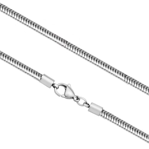 kir-staal-3mm-036-045-2.jpg 36 cm slangekæde i stål - Billede 1
