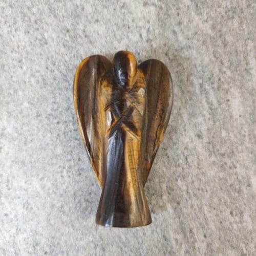 2633.jpg Engel i Tigerøje (5cm) - Billede 1