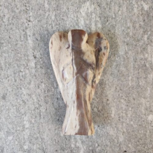 2647.jpg Engel i Kobraskind Jaspis (5cm) - Billede 1