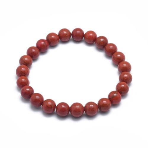 ec4207c9-476d-4596-868b-c9b6ef3b8466-2.jpg Armbånd i rød jaspis - Billede 1