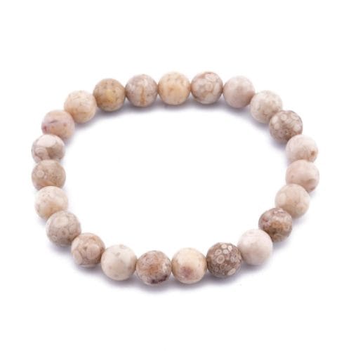 maifan-1.jpg Armbånd i Maifan sten (Maifanit) - Billede 1