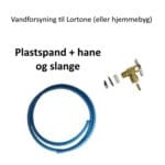 Vandspand+hane+slange