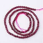 3,5mm. facetslebet granat