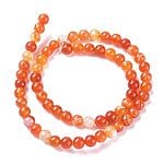 6mm orangefarbener Achat