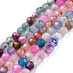 4mm faceted agate (mix)