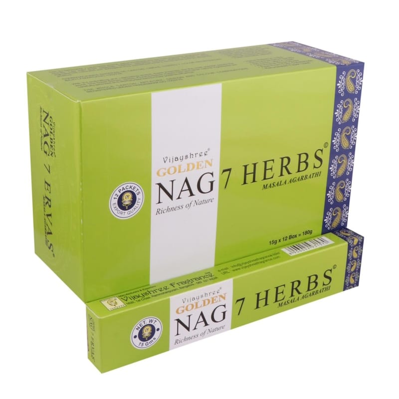 golden-7-herbs Golden Nag 7 Herbs Masala - Billede 1