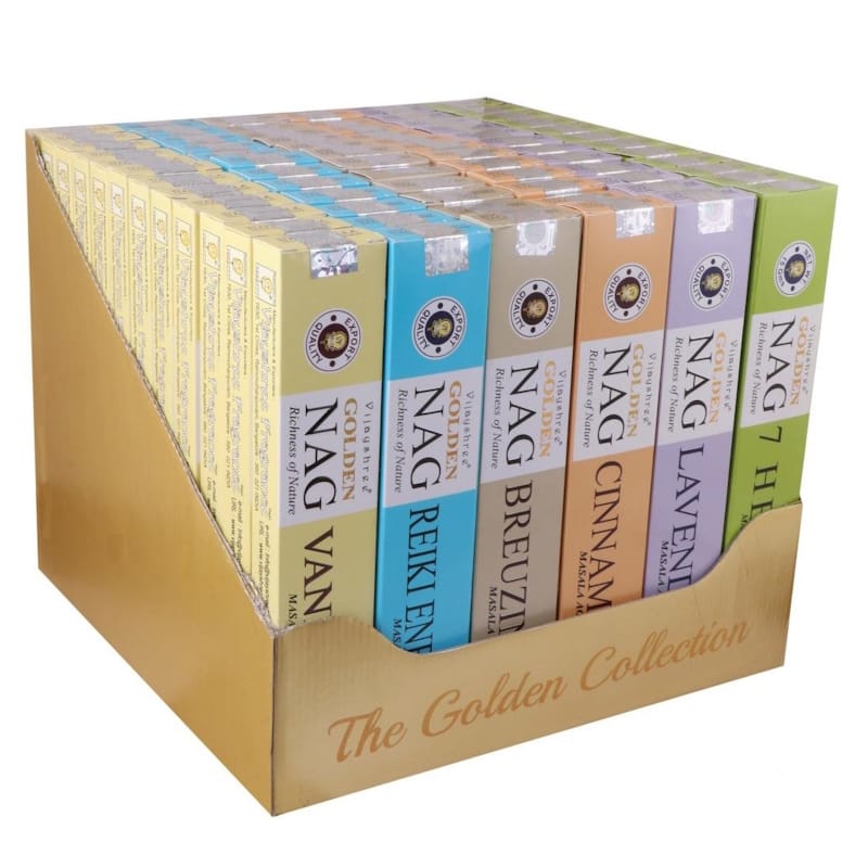 golden-incense Golden Nag Breu Branco Masala - Billede 1